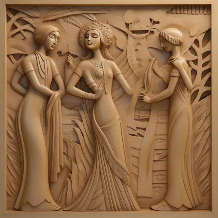 نموذج ثلاثي الأبعاد لآلة CNC 3D Art 